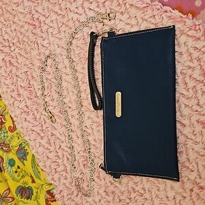 David Jones Paris Navy Blue Clutch